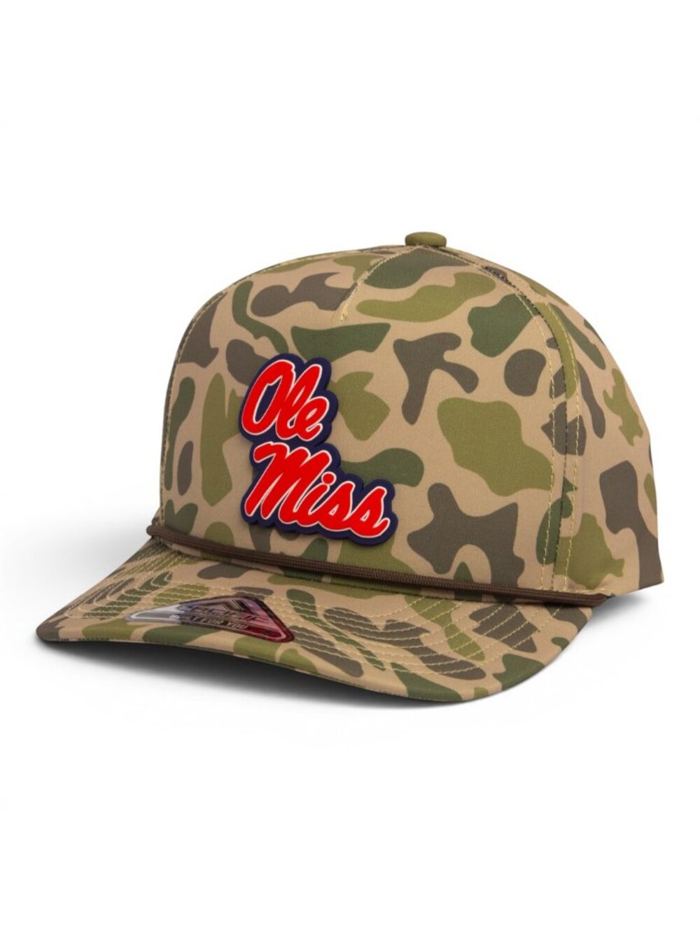 Ole Miss Rebels 3D Duck Camo Rope Hat- Coastland